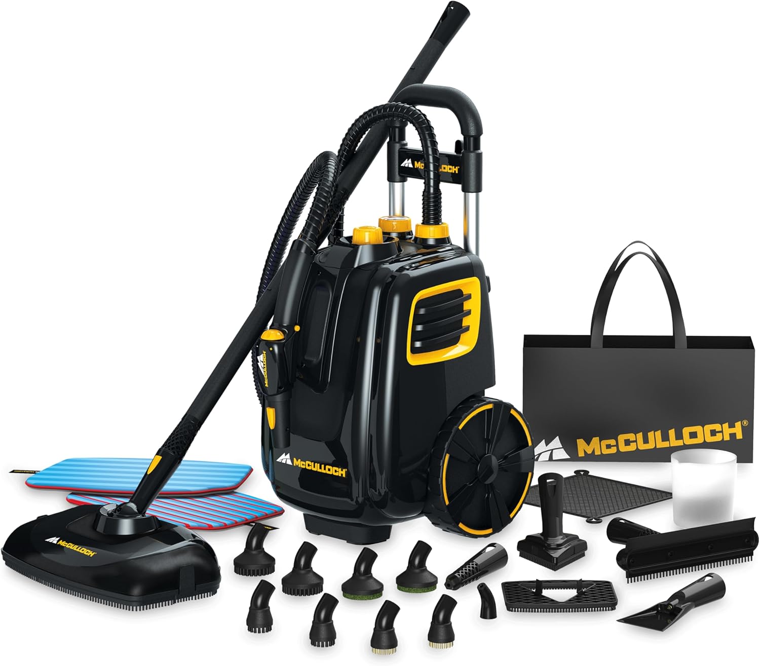McCulloch MC1385 Deluxe Canister Steam Cleaner